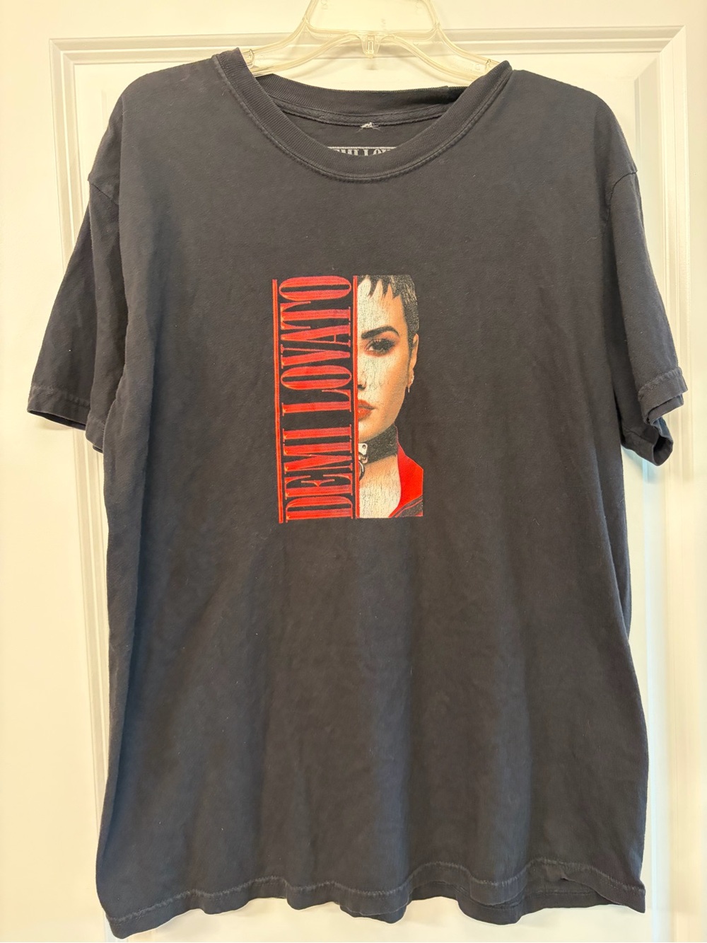 Demi Lovato Holy Fvck Tour T Shirt Black Graphic Concert Tee Tour Dates unisex L